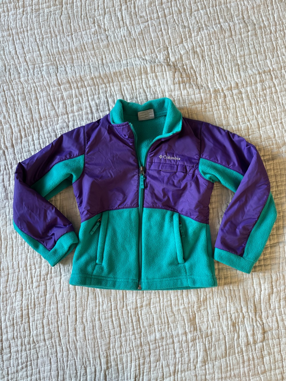 Columbia Kids size 6 Purple & Teal jacket
